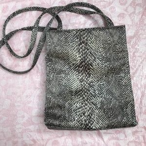 Nine West Faux Snake Skin Mini Purse